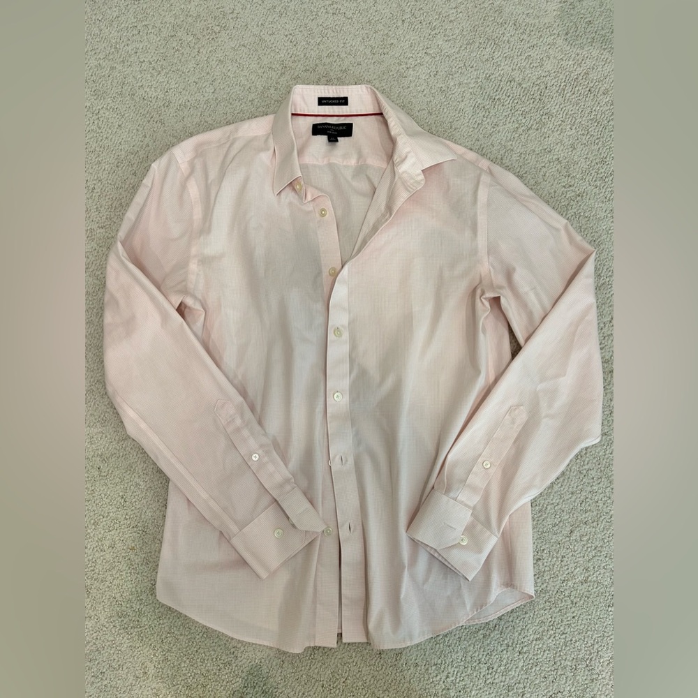 Banana Republic Pink Dress Shirt